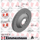 ZIMMERMANN Bremsscheibe | 460.1550.70