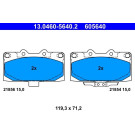 ATE Bremsbeläge | 13.0460-5640.2
