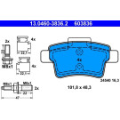 Bremsbelagsatz Citroen T. C4 Picasso 06-13 | 13.0460-3836.2