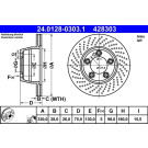 Bremsscheibe | 24.0128-0303.1