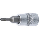 BGS Bit-Einsatz | Antrieb Innenvierkant 6,3 mm (1/4"""") | TS-Profil (für Torx Plus) mit Bohrung TS10 | 5184-TS10