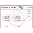 BREMBO Bremsklötze VA | FIAT Ducato 06 | P 23 136