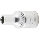 BGS Steckschlüssel-Einsatz Gear Lock | Antrieb Innenvierkant 6,3 mm (1/4"""") | SW 4 mm | 10104