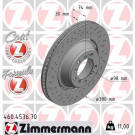 ZIMMERMANN Bremsscheibe | 460.4536.70