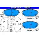 Bremsbelagsatz, Scheibenbremse | 13.0460-5501.2