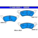 Bremsbelagsatz Chrysler T. Voyager 2,4-3,8 00-08 | 13.0460-8008.2