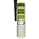 Petec Scheiben- & Karosseriedichtmasse Kartusche Abtupfbar Schwarz 310ml | 83300