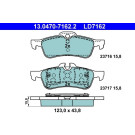 ATE Bremsbeläge | 13.0470-7162.2