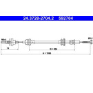 ATE Kupplungsseil | 24.3728-2704.2