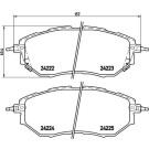 BREMBO Bremsklötze VA | SUBARU BRZ, Forester, Legacy 07 | P 78 017