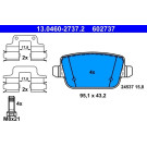 Bremsbelagsatz Volvo T. S80/V70/Xc70 06 | 13.0460-2737.2