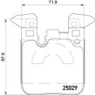 BREMBO Bremsklötze HA | BMW 1er,2er,3er,4er 10 | P 06 087