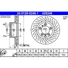 Bremsscheibe Porsche S. 718/911/Boxster/Cayman 2.0-3.6 08- Pr | 24.0128-0246.1