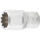 BGS Steckschlüssel-Einsatz Gear Lock | Antrieb Innenvierkant 6,3 mm (1/4"""") | SW 9 mm | 10109