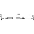 Handbremsseil | RENAULT Megane | 1987482011