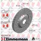 ZIMMERMANN Bremsscheibe | 150.2907.70