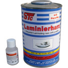 STC Laminierharz mit Paraffin (mit MEKP flüssig Härter) Flasche 1 L | 76181