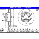 Bremsscheibe Porsche T. Panamera 3.0-4.8 09-16 Pr | 24.0128-0283.1