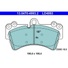 Bremsbelagsatz Audi P. Q7 3.0-3.6 Quattro 06-15 Keramik | 13.0470-4993.2