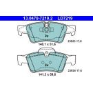 Bremsbelagsatz Db T. W164/W251/X164 3,0-5,5 4-Matic 05- Keramik | 13.0470-7219.2