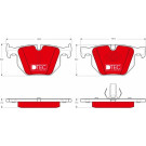 Bremsbelagsatz Bmw T. X5/X6 2,0-3,0 07- Dtec Cotec | GDB1730DTE