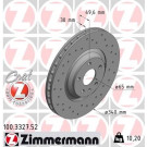 12 481 044 Sport Bremsscheibe VA Sport | AUDI TT Quattro 06 | 100.3327.52