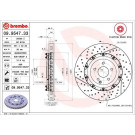 15 481 125 Brembo PREMIUM VA zweiteilig | MERCEDES CLK,SLK 04 | 09.9547.33