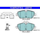 Bremsbelagsatz Bmw S. 1 1.6-2.0 06-13 Keramik | 13.0470-2710.2