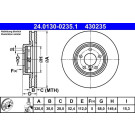 Bremsscheibe | 24.0130-0235.1