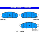 Bremsbelagsatz, Scheibenbremse | 13.0460-5699.2