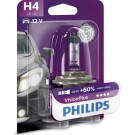 H4 12V 60/55W P43t Vision Plus +60% 1 St. Blister Philips | 12342VPB1