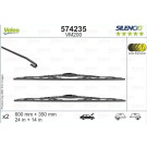 VALEO Silencio Conventional Set | Flachbalkenwischer | 574235