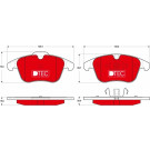 Bremsklötze VA DTEC | FORD Mondeo,Galaxy,VOLVO S60,S80 06 | GDB1683DTE