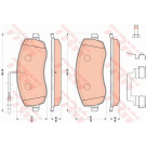 Bremsklötze VA | CITROEN C8,Ulysse,FIAT,PEUG (2.2D) 06 | GDB1820