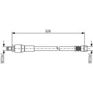 Bremsschlauch HA | MERCEDES W639 03 | 1987481001