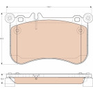 Bremsklötze VA | MERCEDES CLS,E-Klasse,S-Klasse,SLK 11 | GDB1972