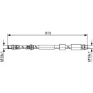 Bremsschlauch | BMW 1,2,3,4 Serie | 1987481615