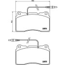 BREMBO Bremsklötze VA | PEUGEOT,FIAT,CITR,LANCIA 00 | P 23 082