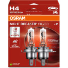 OSRAM H4 12V 60/55W P43t NIGHT BREAKER SILVER +100% Licht