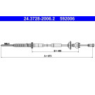 Seilzug, Kupplungsbetigung | 24.3728-2006.2