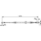 Handbremsseil | MERCEDES Sprinter 00-06 | 1987482131