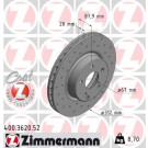 15 481 061 Sport Bremsscheibe VA Sport | MERCEDES W211,C219 02 | 400.3620.52