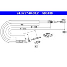 Seilzug, Feststellbremse | 24.3727-0438.2