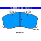 Bremsbelagsatz Db P. Vario 96-13 | 13.0460-6015.2