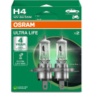 OSRAM H4 12V 60/55W P43t ULTRA LIFE 4 Jahre Garantie, 2 Stk