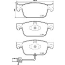 BREMBO Bremsklötze VA | AUDI A4, A5 15 | P 85 153