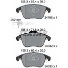 Bremsbelagsatz Vw S. A4/A5 07- Scheibe 314Mm | 2470601