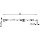 Bremsschlauch | NISSAN Primera | 1987481476