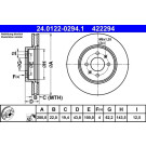 Bremsscheibe | 24.0122-0294.1