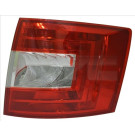 Heckleuchte L O K-PLATTE ROT/WEISS | SKODA OCTAVIA KOMBI 11,12-2,17 | 11-12676-01-2